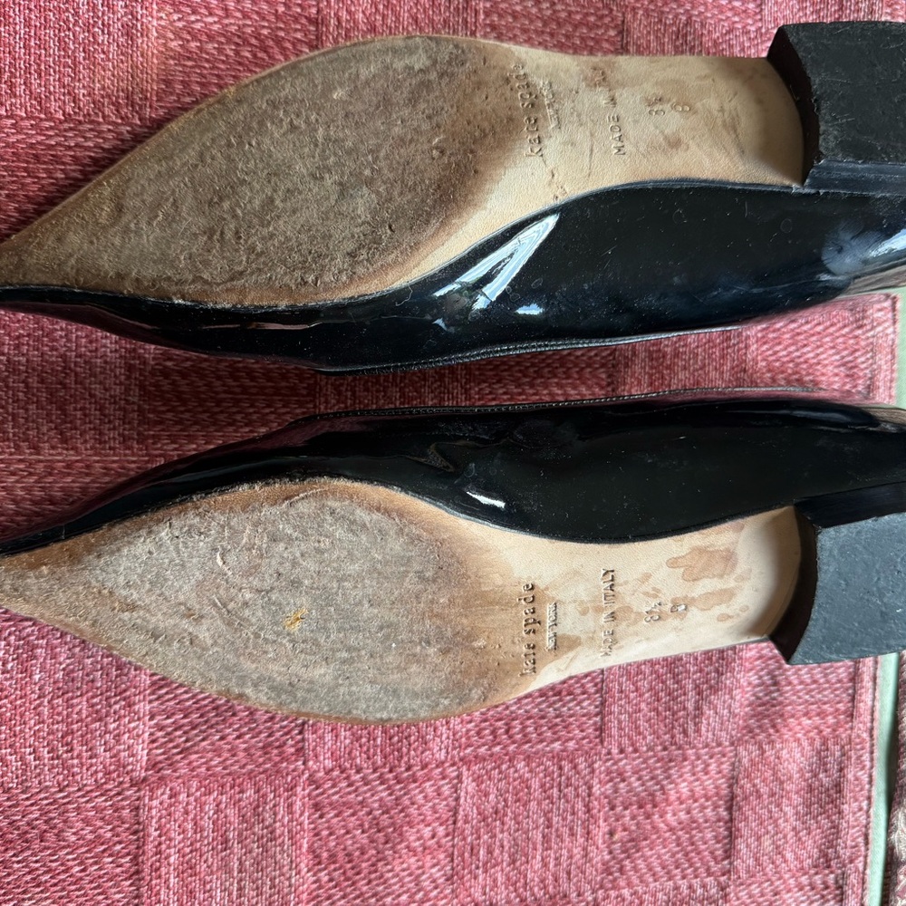 Kate Spade Black Patent Leather Heels - Picture 6 of 6